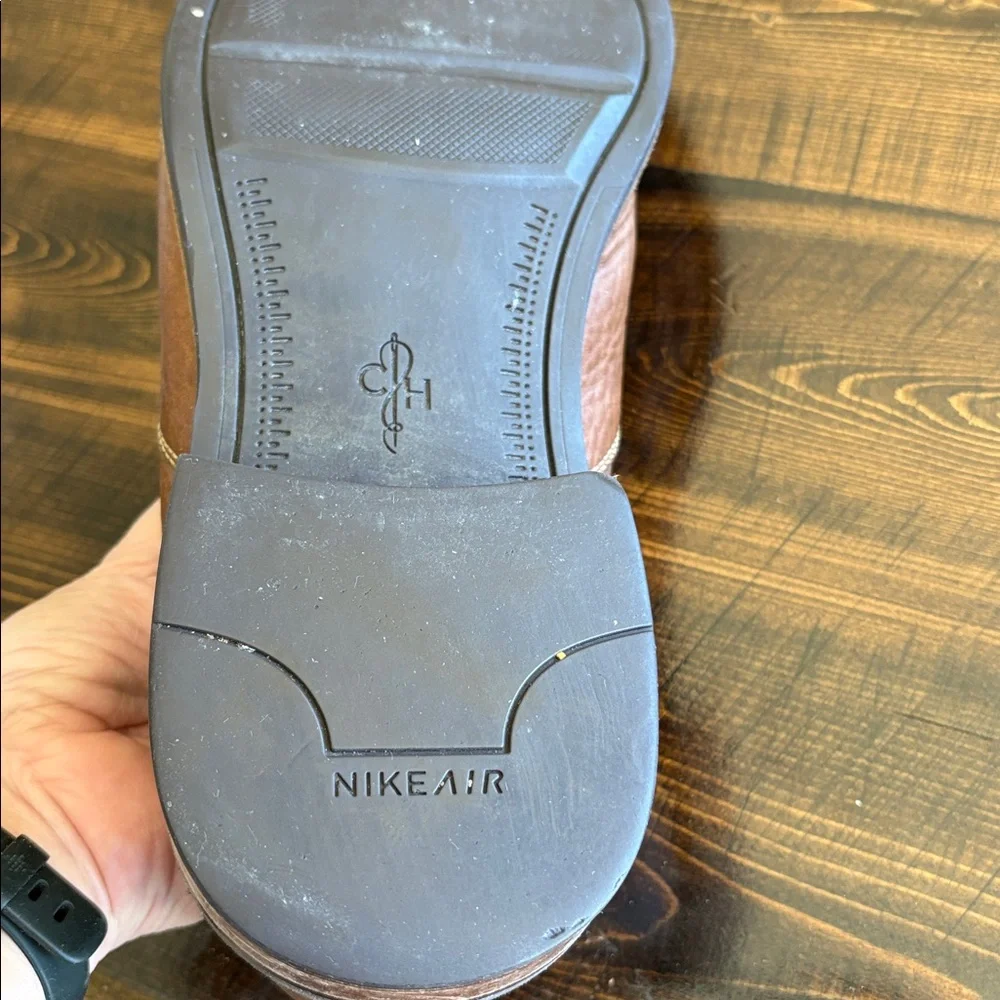 Cole Haan Brown Leather Slip-On Loafers